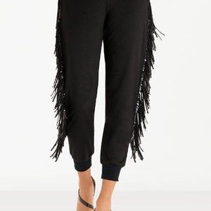 Boston Proper Fringe Capris XS